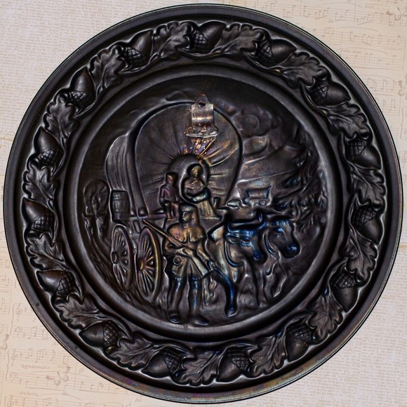 Vintage Coppercraft Guild Copper Wall Plates, Farmhouse, Log Cabin, Rustic - Picture 5 of 7